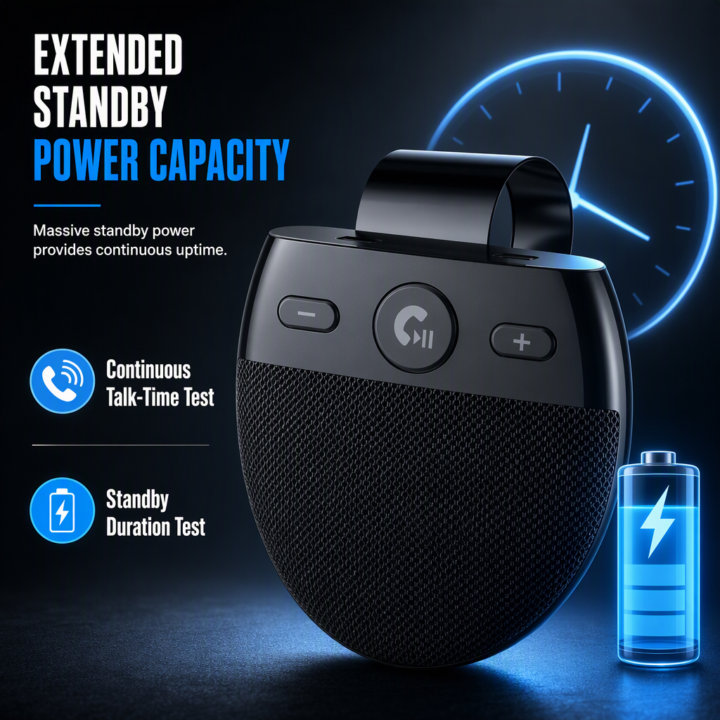 ✨HOT SALE 💕50% OFF🚗 SP11 Bluetooth Sun Visor Speakerphone