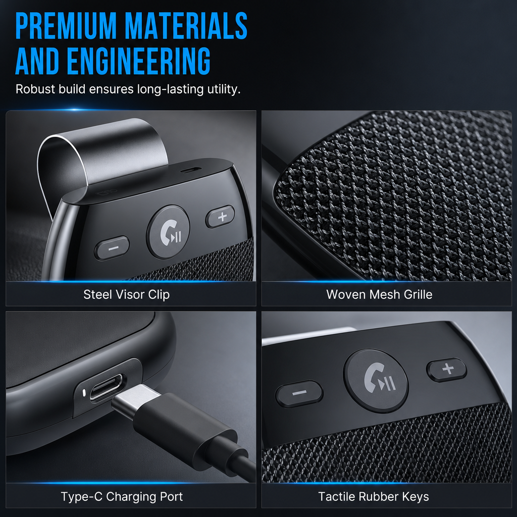 ✨HOT SALE 💕50% OFF🚗 SP11 Bluetooth Sun Visor Speakerphone
