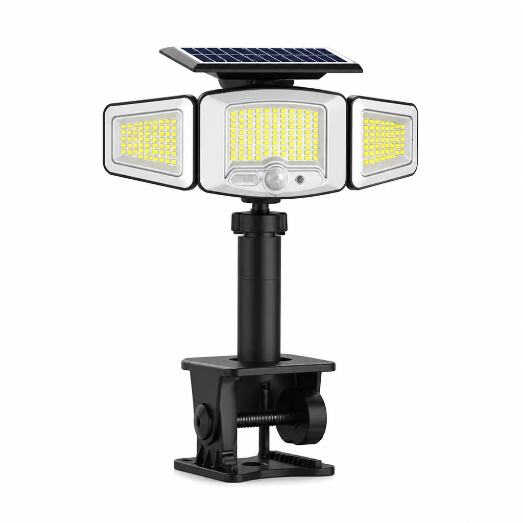 💡Solar 3-Head Motion Sensor Light