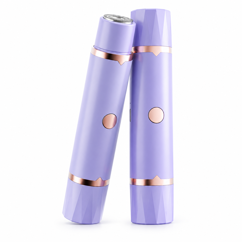 🌷Portable Electric Hair Remover – dual-head body & bikini trimmer, gentle foil mesh & sensitive-area guards