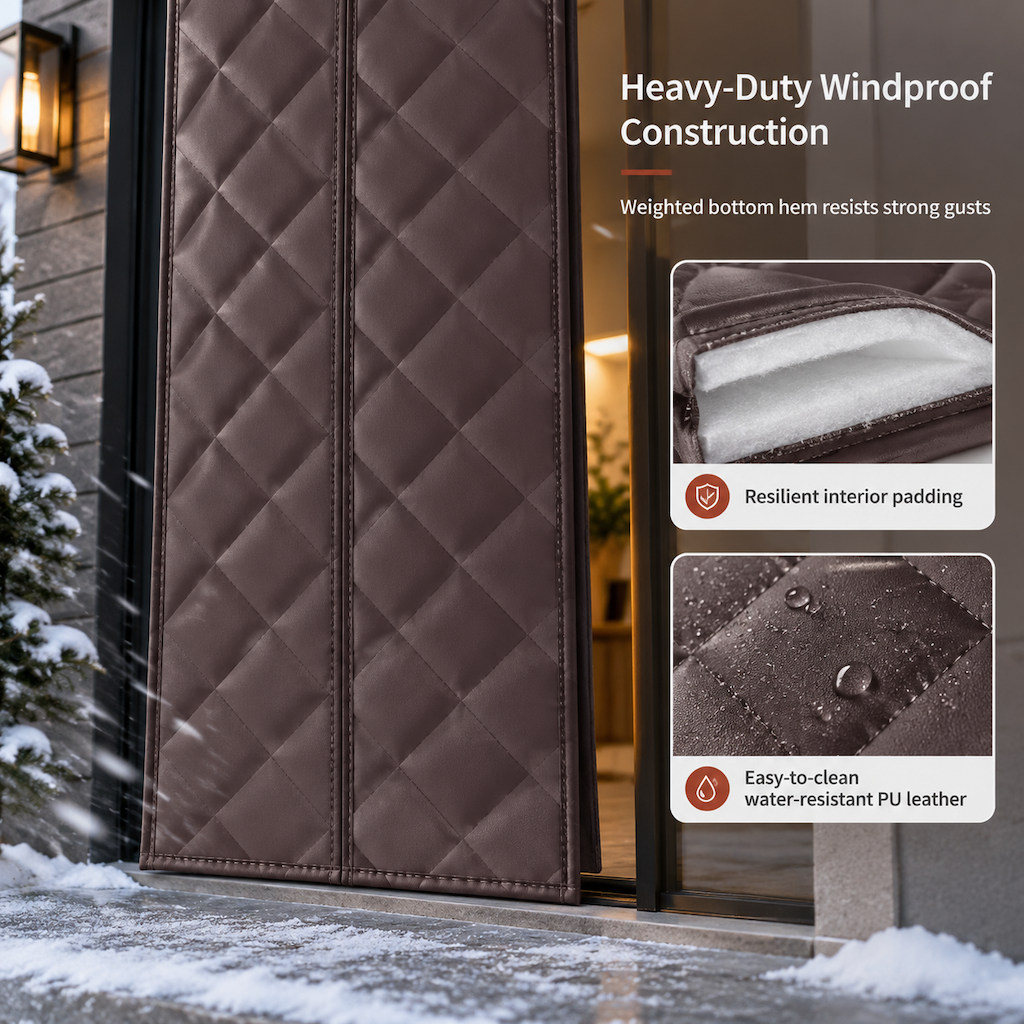 🔥Winter SALE 50% OFF!!📢🚪 Thickened Magnetic Thermal Door Curtain – Keep Winter Draughts Out & Your Home Cosier, A Practical Oxford Cloth Screen for Doors & Hallways ✨