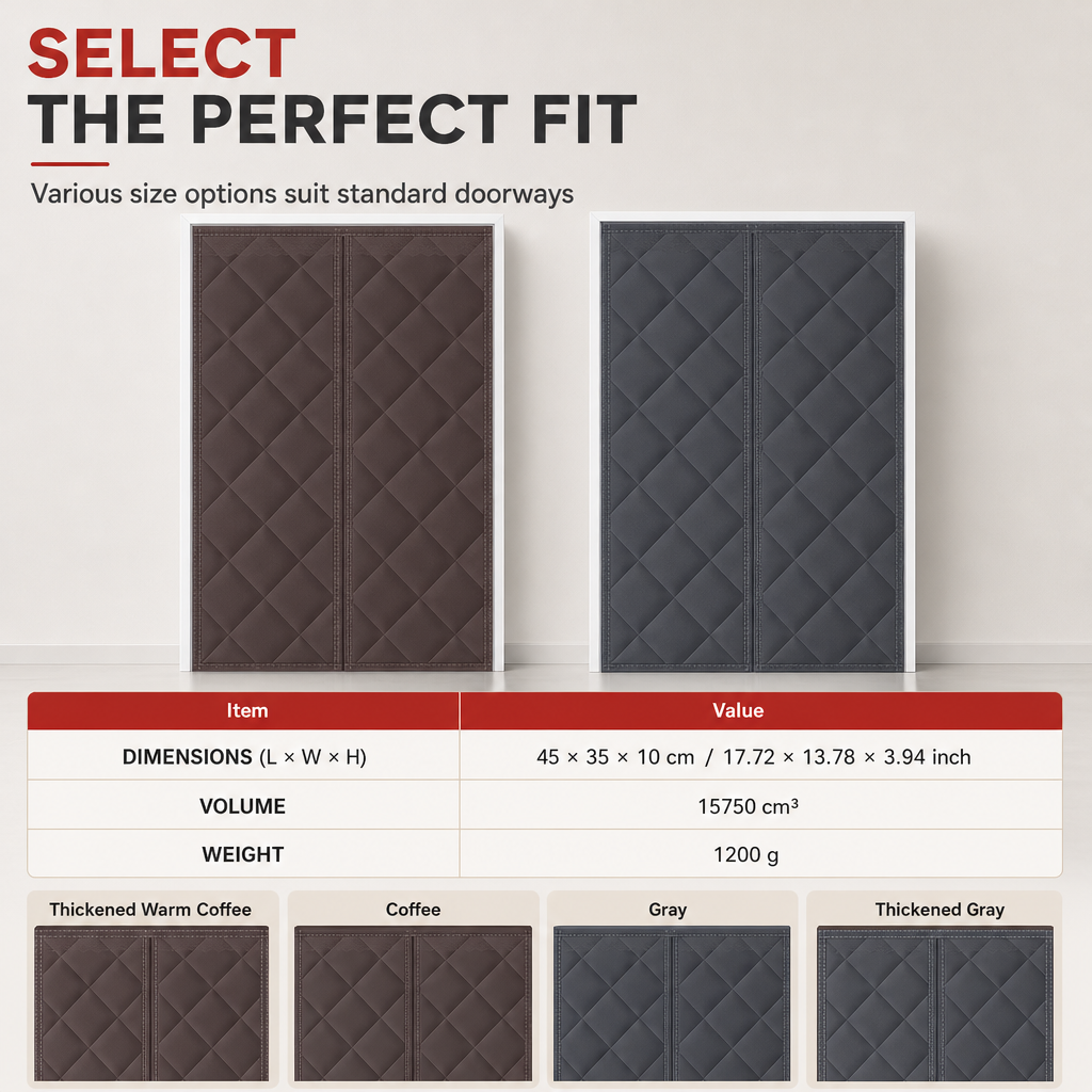 🔥Winter SALE 50% OFF!!📢🚪 Thickened Magnetic Thermal Door Curtain – Keep Winter Draughts Out & Your Home Cosier, A Practical Oxford Cloth Screen for Doors & Hallways ✨