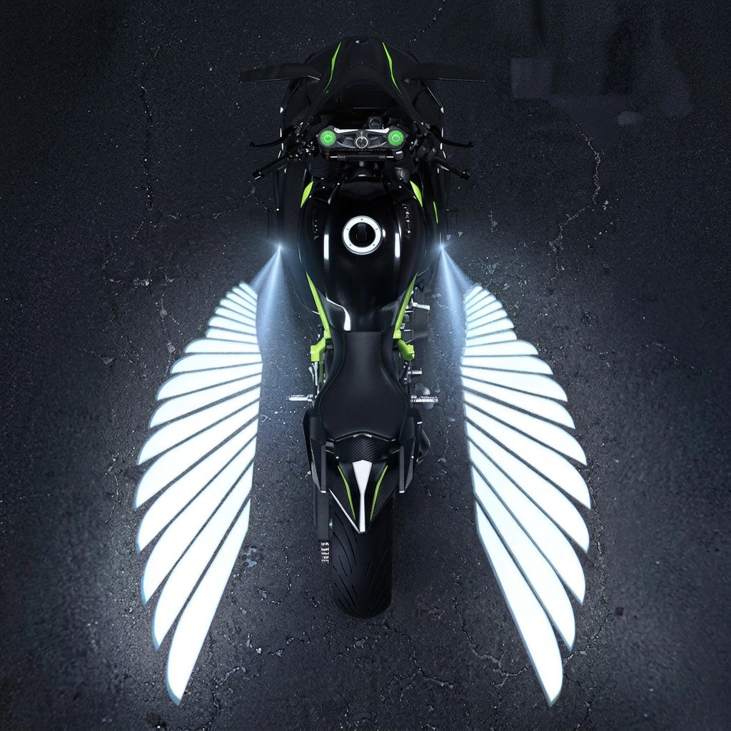 🔥 LAST DAY 50% OFF 🏍️Motorcycle LED Angel Wings Ground Projection Lights